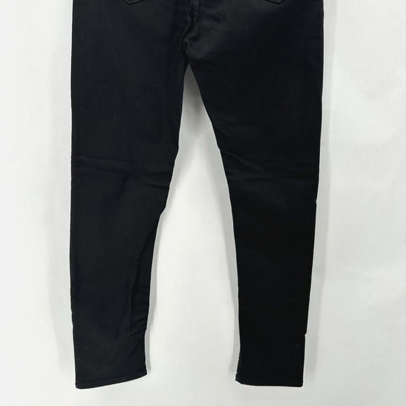 Toteme Classic Black Denim High Rise Slim Straight Jeans Size 28 Modern Preppy - Picture 8 of 12